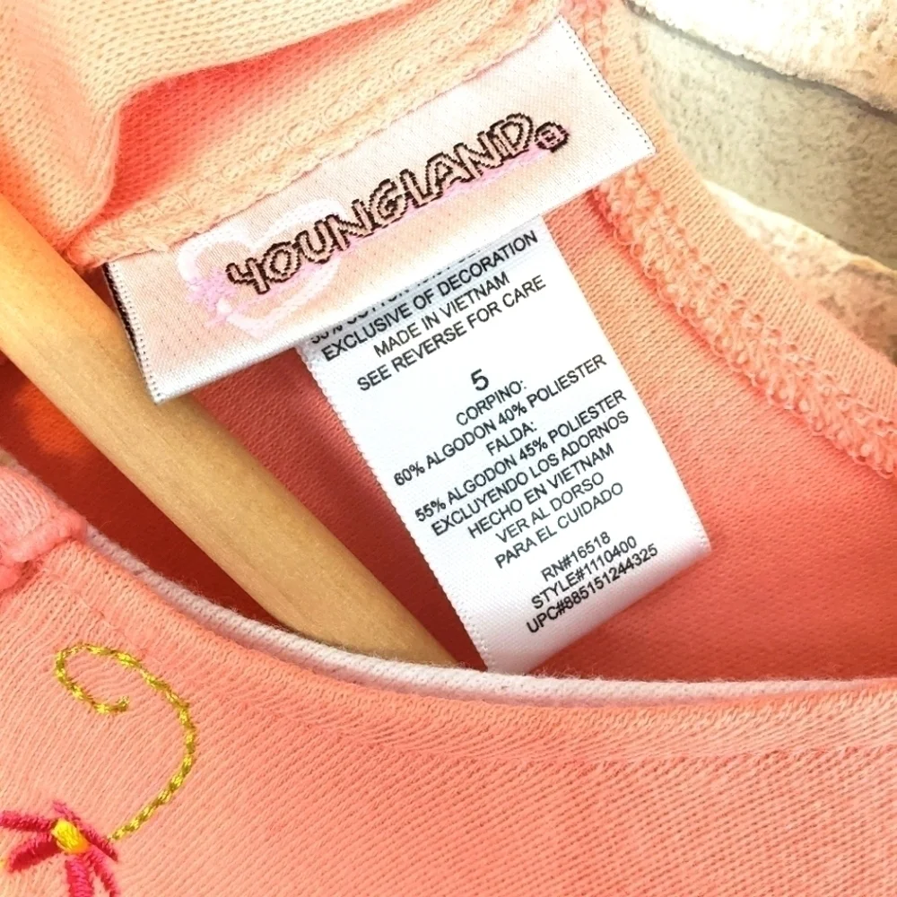 YOUNGLAND Casual Short Sleeve Dress Size 5